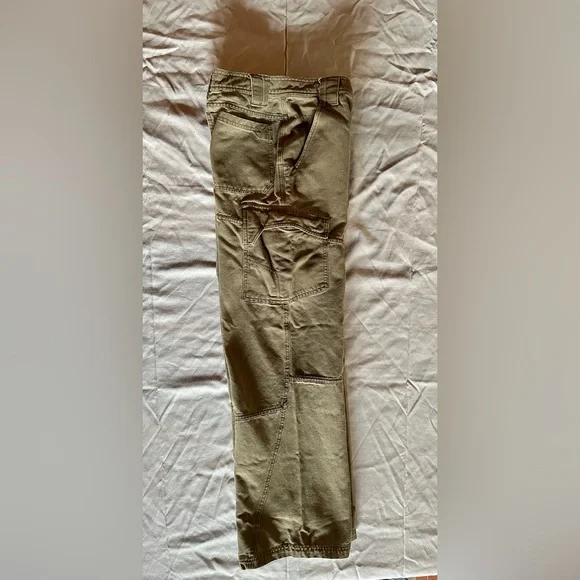 Prana Cargo Pants, Size 30, Tan Color, 2 Thigh Pockets - Picture 4 of 9